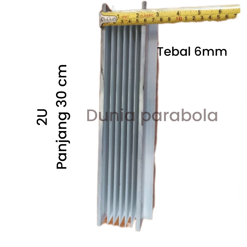 Pendingin 2U 30cm 6mm Heatsink HS 2U 6mm 30cm