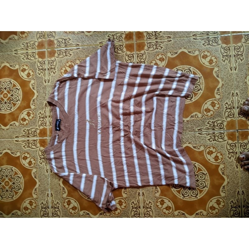 t shirt salur kangol second