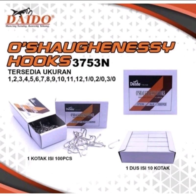 KAIL O'SHAUGHNESSY HOOKS 3753N DAIDO