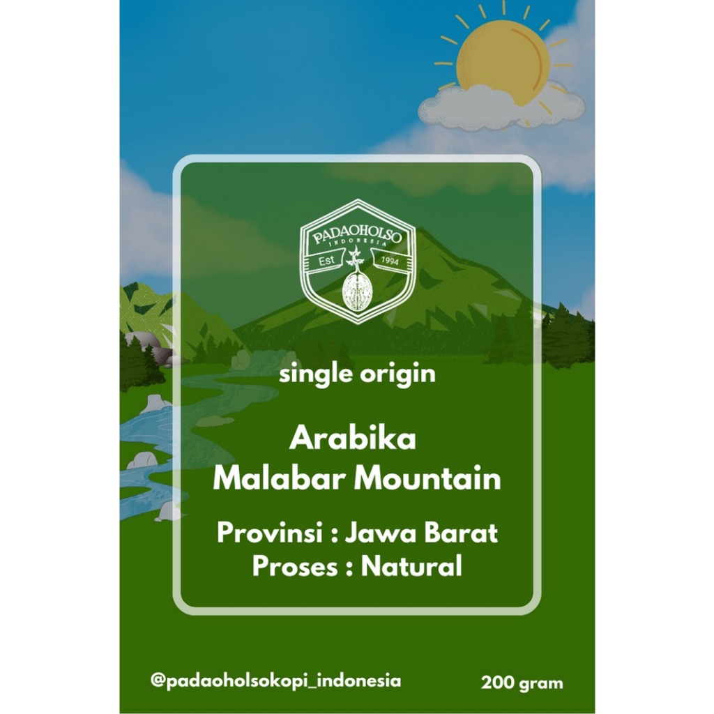 

Arabika malabar mountain 200gram
