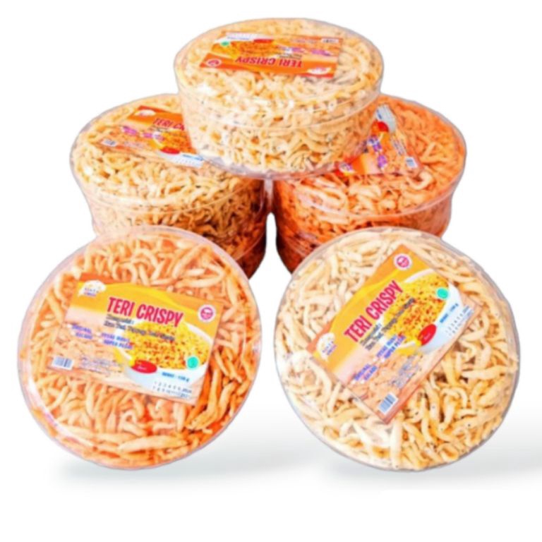 

[☜R32➤] Teri Crispy kualitas Super 150 Gram- Teri Krispi Non MSG & Pengawet/ cemilan teri/ camilan teri Impor Terbaru