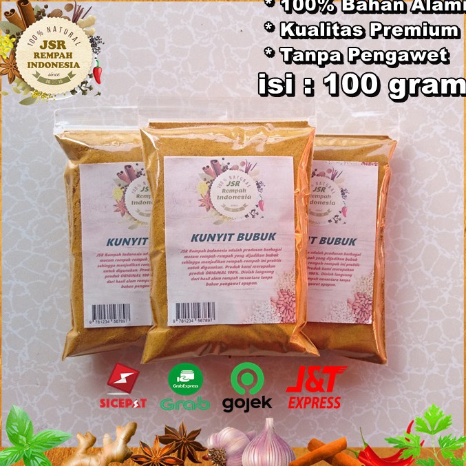 

[✴C79\] KUNYIT BUBUK ASLI ISI 100 GRAM KUALITAS PREMIUM BUMBU DAPUR JSR REMPAH TURMERIC POWDER [208]