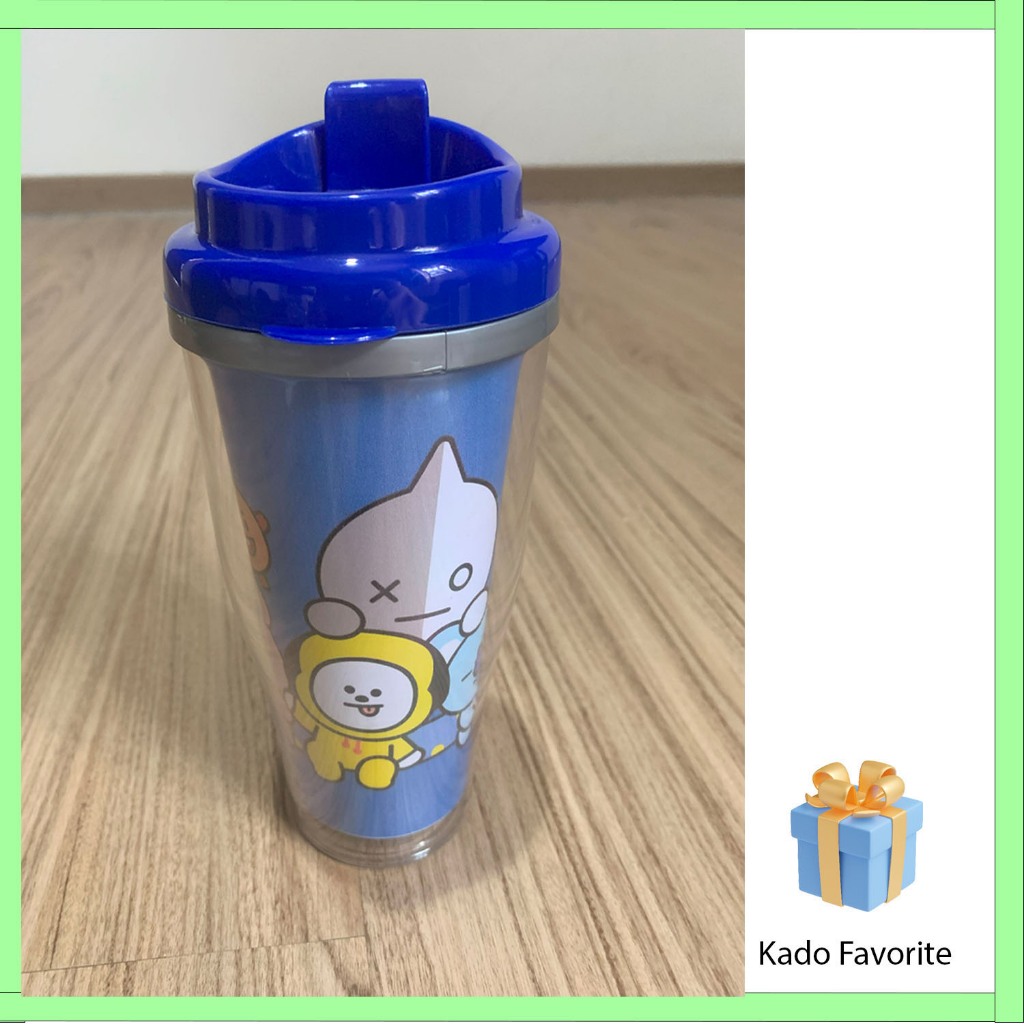 Tumbler Insert paper BT21 Lucu