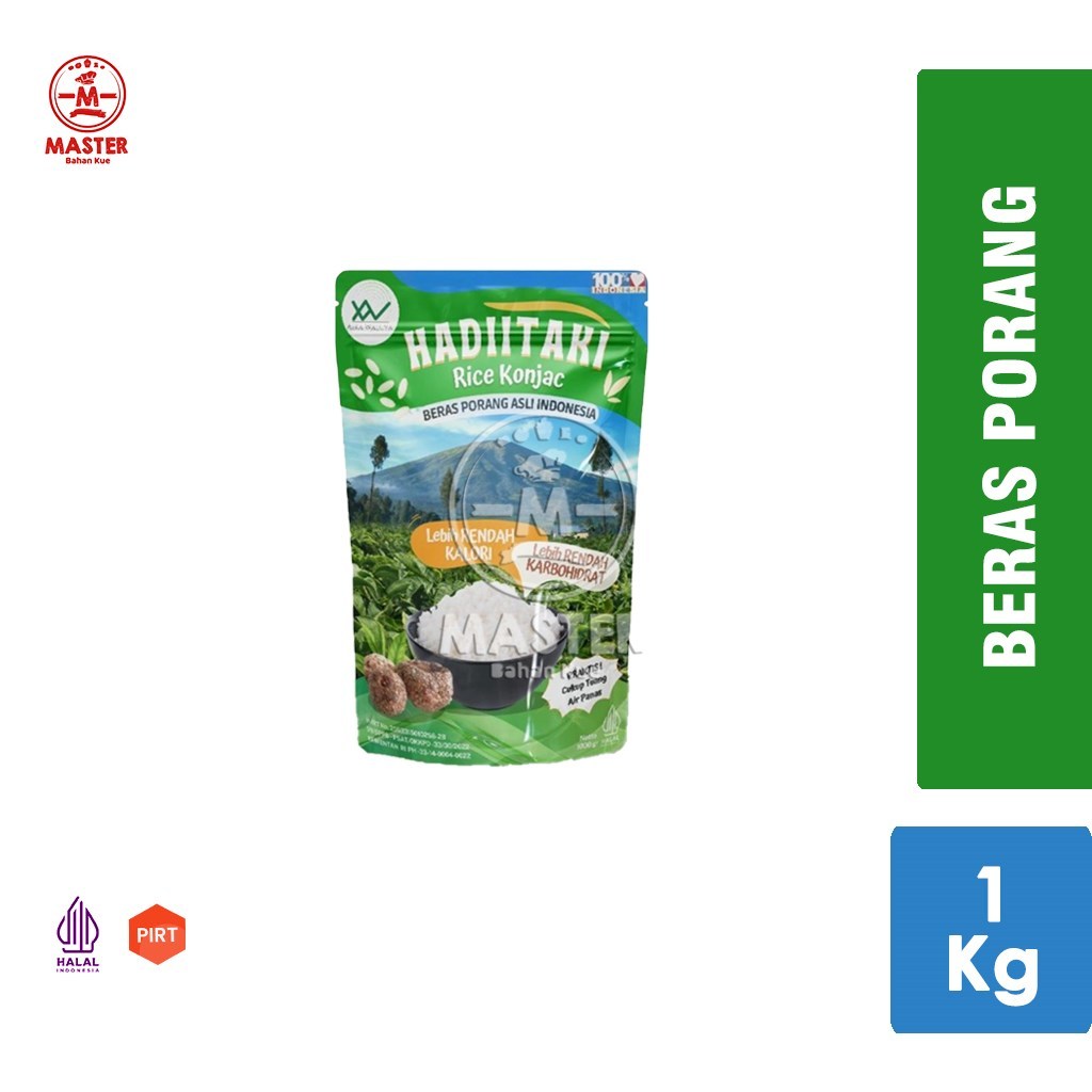 

Beras Porang Hadiitaki / Rice Konjag / Beras Rendah Kalori [1 Kg]