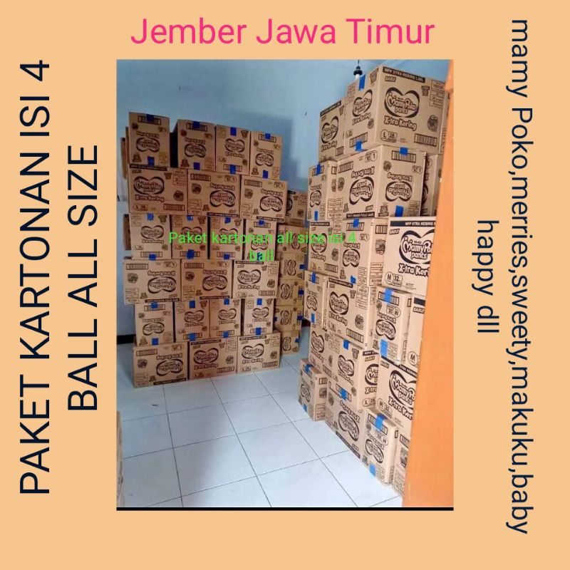 PAMPERS ALL MEREK KARTONAN ISI 4 BALL