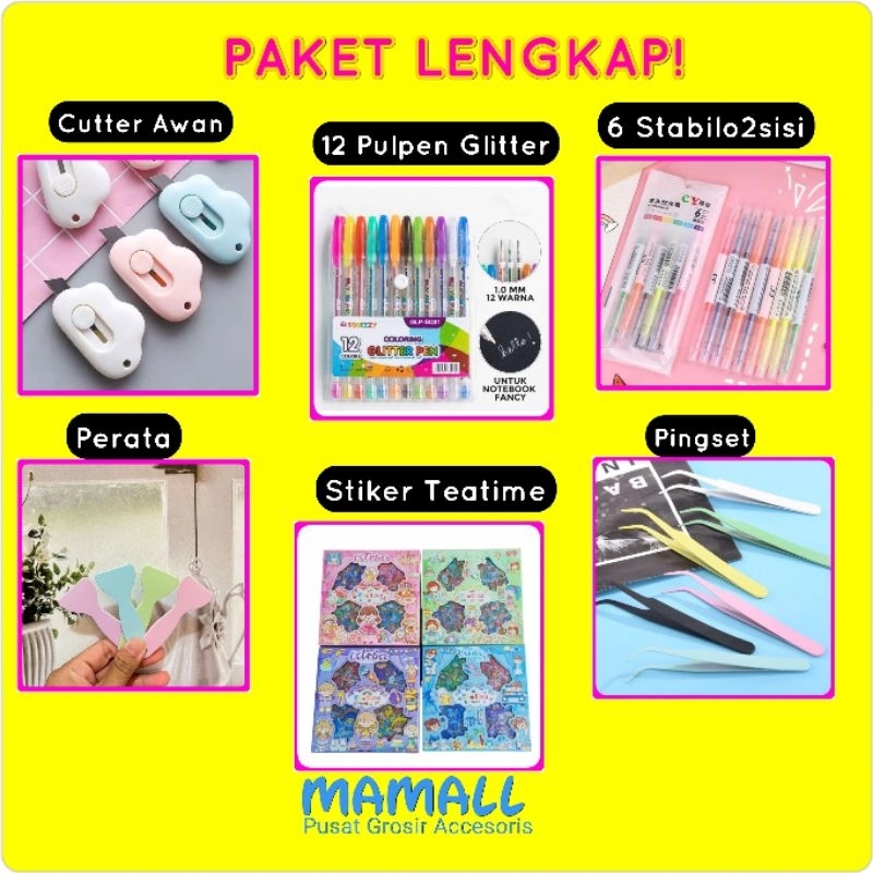 

Stiker 100 Lembar Paket Stiker Waterproof 100 Lembar A1 Spatula Stiker Pingset Stiker Cutter awan Stabilo 2 sisi Paket Stiker A1 B14