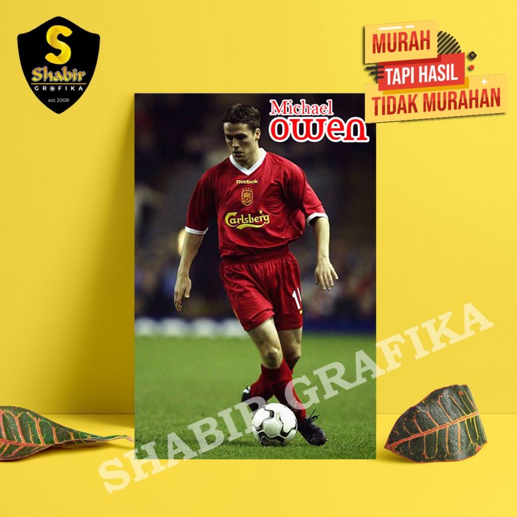 COD POSTER DINDING SEPAK BOLA MICHAEL OWEN