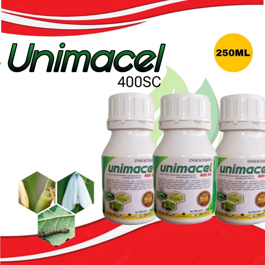 UNIMACEL 250ML OBAT HAMA TANAMAN AMPUH INSEKTISIDA UNIMACEL EMAMEKTIN/GROSIR/PROMO/PUPUK/ZPT/TANI