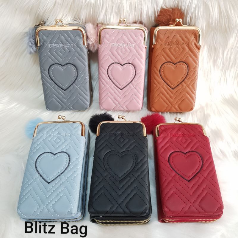 Dompet Hp Behel 2res SDK /Tas Hp Selempang Wanita Import
