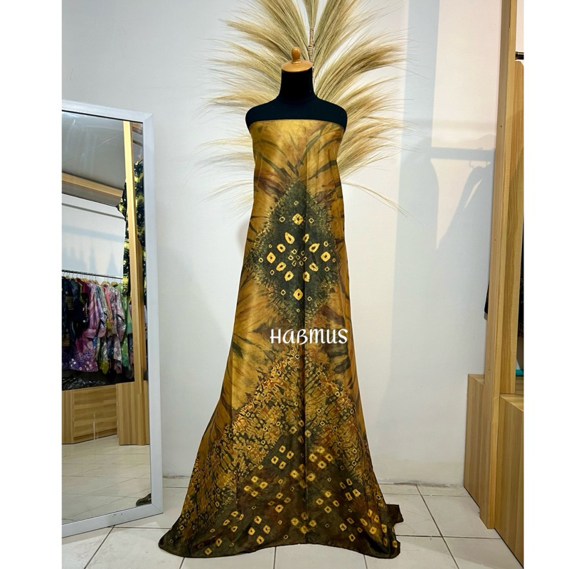 bahan / kain jumputan palembang asli tenun