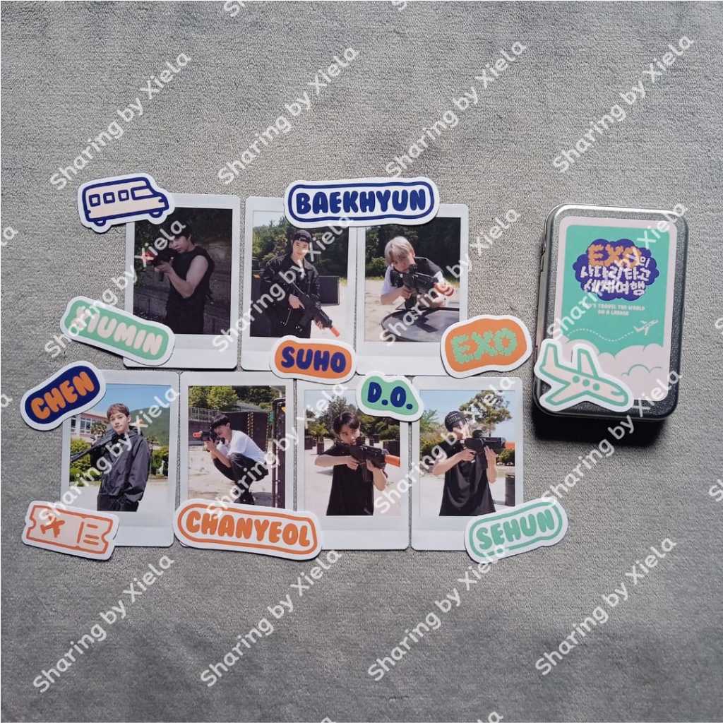 Game Board Kit Tincase Polaroid Set MD EXO Ladder Season 4