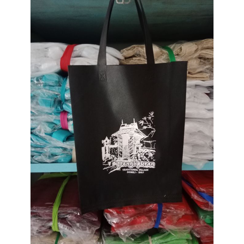 Tas Spunbond Goodie Bag Sablon Motif Bali