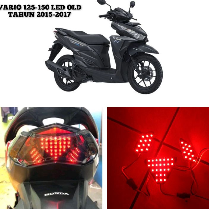 MODEL XBT560 Lampu stop LED Vario 125 Vario 150 2015-2017 lampu LED belakang Vario 125 vario150 2015