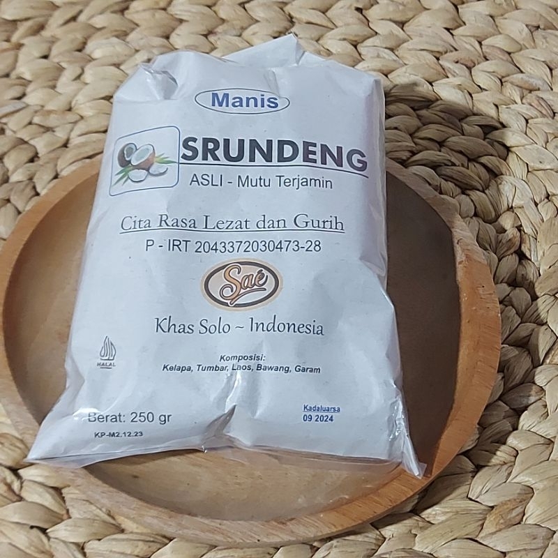 

Piscoklegit_ [250 Gr] Srundeng Sae Asli Solo