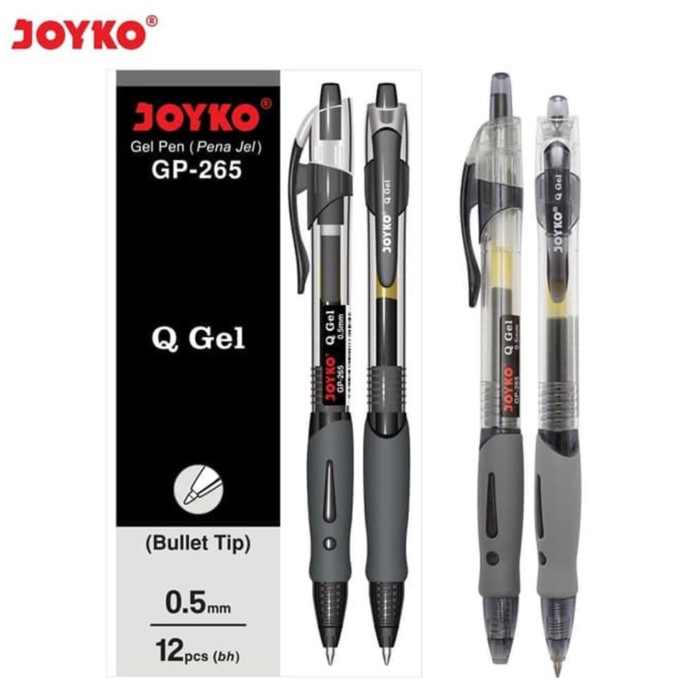 

Terb4ruy Pulpen Joyko Gel Cetek Q Gel GP-265 (1pak -12pcs) [120]