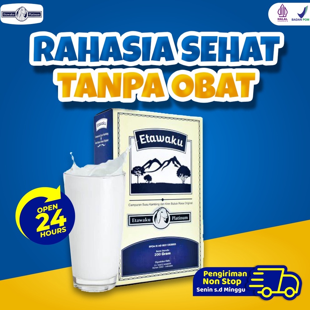 

[♢H52(] Etawaku - Susu Kambing Etawa Murni & Krimer Bubuk Eleoen