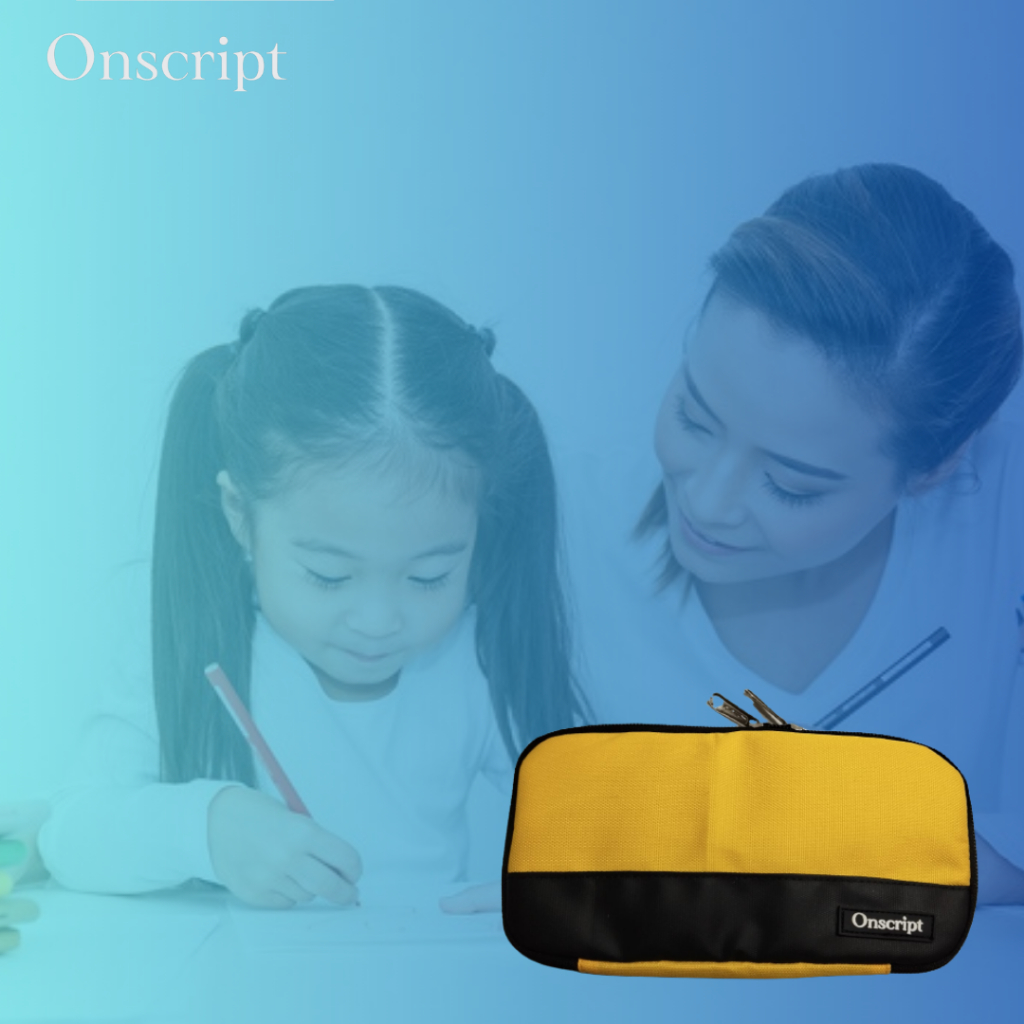 

Tempat Pensil Peralatan Tulis Kantor sekolah Onscript Pencil Case Yellow - Kuning
