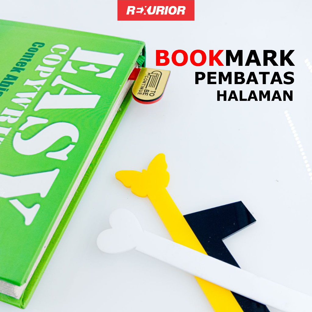 

Bookmark pembatas halaman buku custom I rexurior