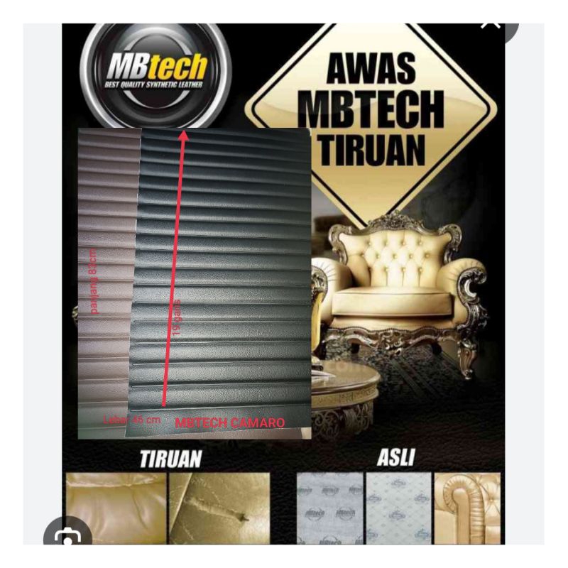 Kulit jok pres bahan custom japstyle MBtech Camaro