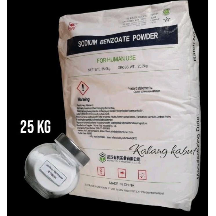 

Sodium benzoat - Natrium benzoate - 25 kg