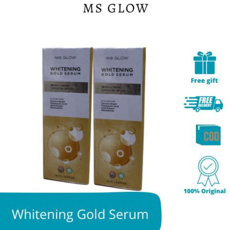 Ms Glow Serum Gold / Serum Flek/ serum bintik hitam