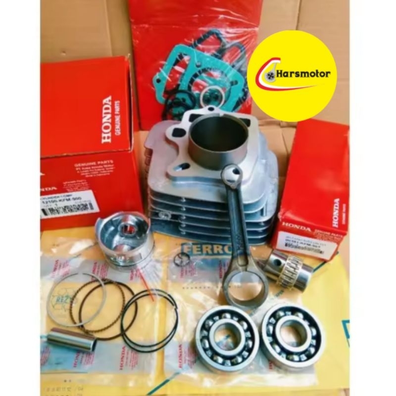 CELINDER BLOK SEHER SUPRA FIT NEW SUPRA FIT OLD KFM + SETANG SEHER /BERING KRUK AS KIRI KANAN/ PAKIN