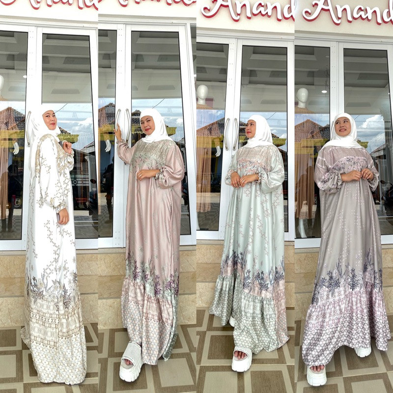 GAMIS JUMBO CAYLA BAHAN SILK PREMIUM LD 130 PB 140