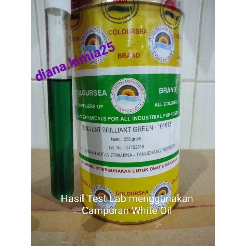 

12.12 Flash Sale Pewarna Minyak Coloursea Bubuk ( Solvent Brilliant Green 101613) gas !!
