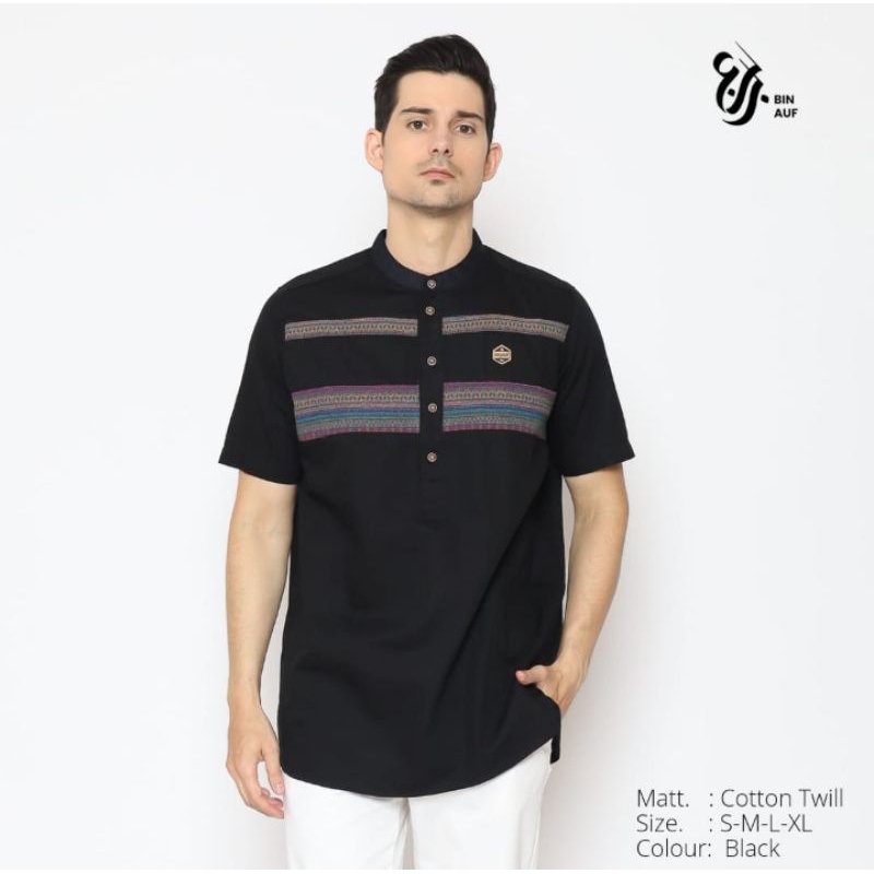 Baju Koko kurta Pakistan Batik motif Batik songket Bin Auf bukan ALAmwa