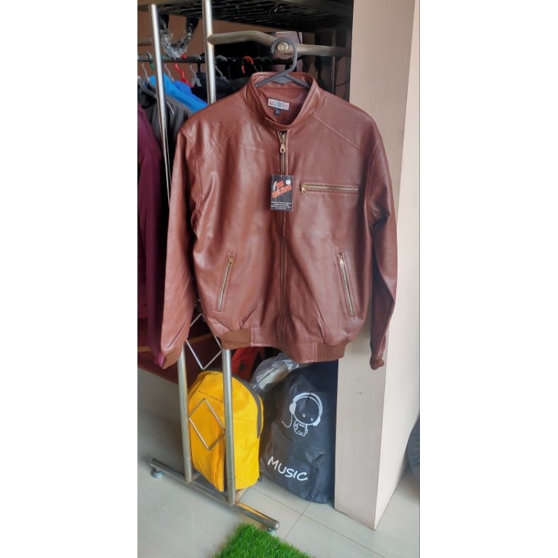 jaket semi kulit import