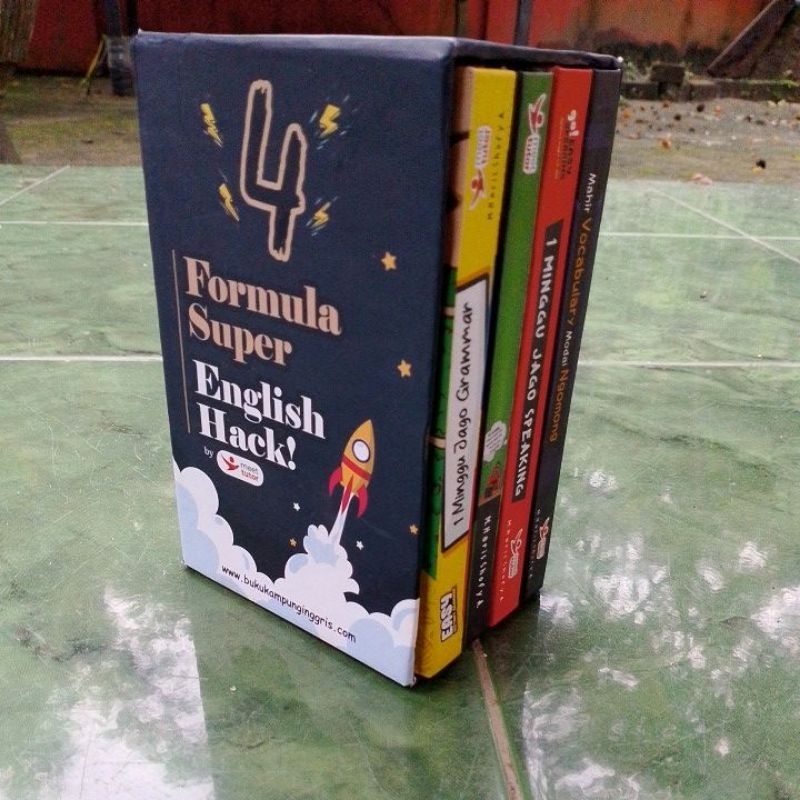 "Paket Hemat" 4 Buku Formula Super English Hack by meet tutor