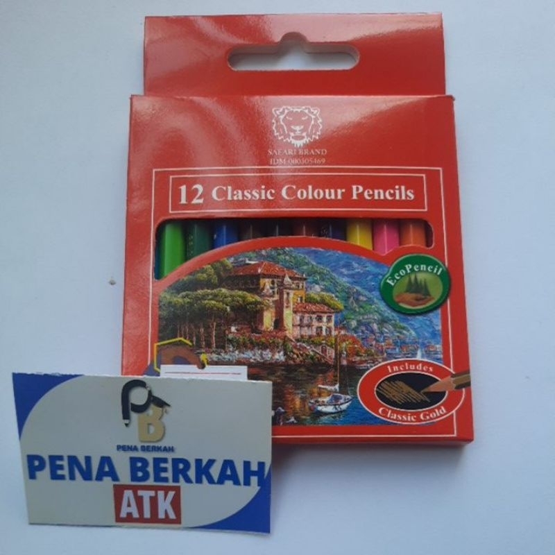 

PENSIL WARNA SAFARI BRAND12 SF-CL3.5 PENDEK