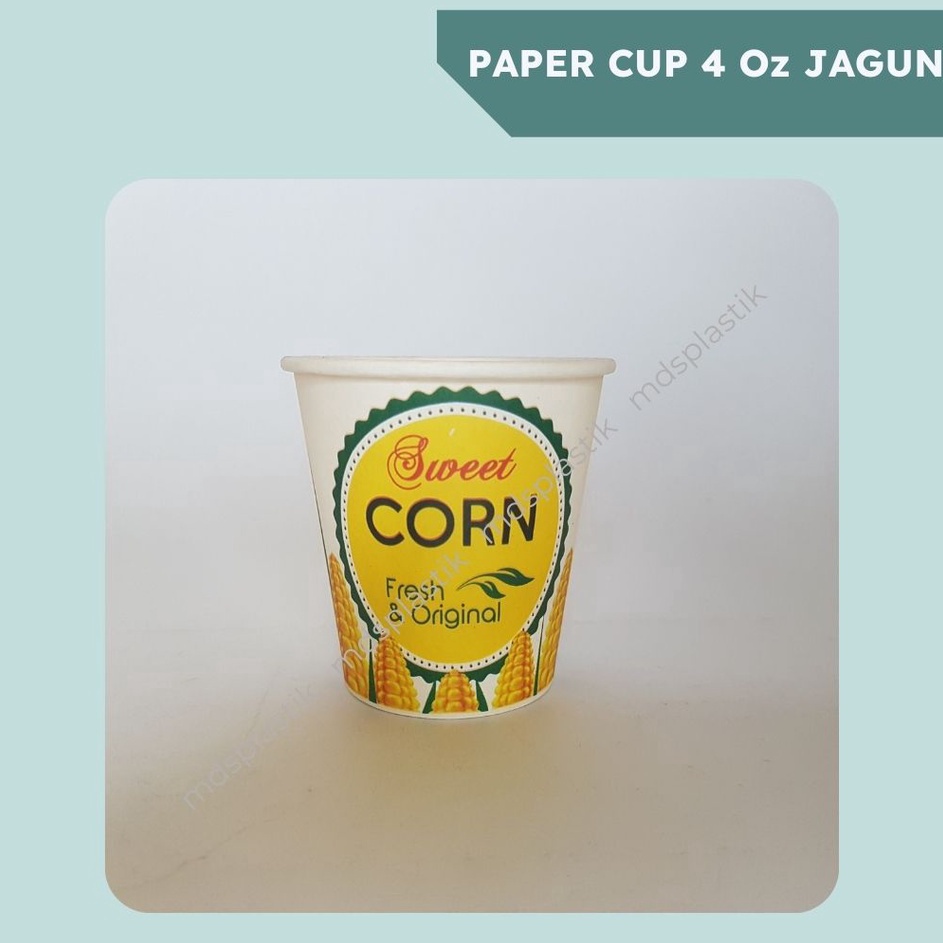 Grosir Pemesanan ⏫ PAPER CUP 6.5 OZ JAGUNG / GELAS KERTAS JASUKE