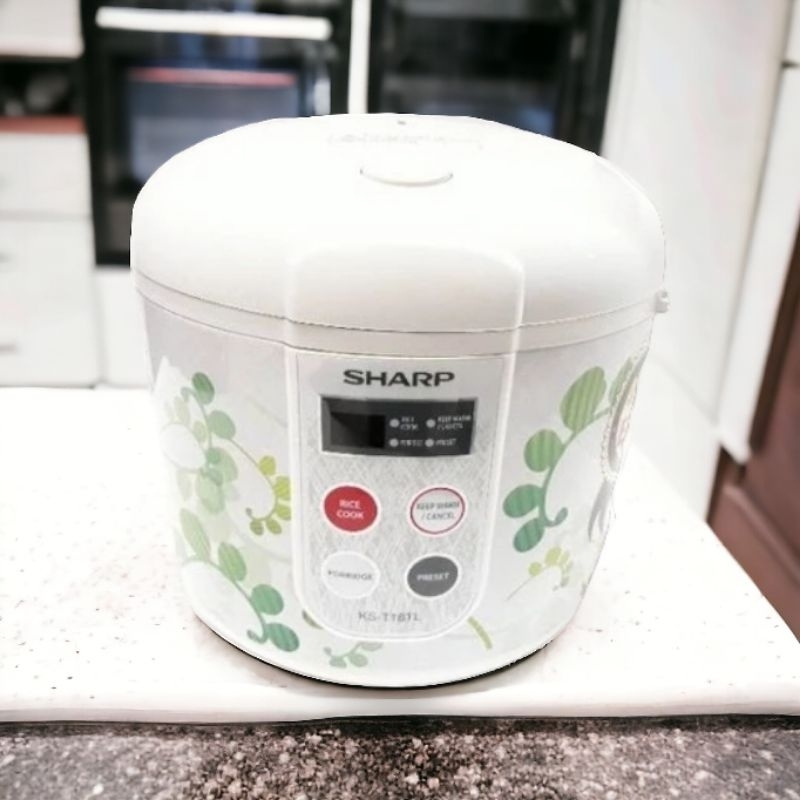 SHARP Rice Cooker Digital / Magic Com 1.8 Liter KS-T18TL ( Garansi Resmi )