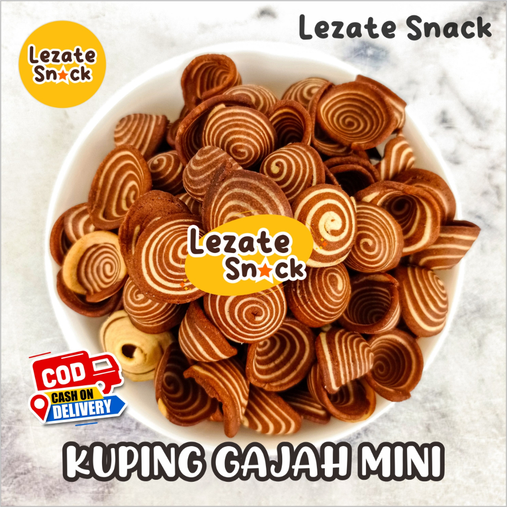 

Kuping Gajah Mini 1KG Kiloan Murah Enak Renyah / Kue Kuping Gajah Warna Warni Cemilan Jadul Gurih Renyah / Kue Contong Mini Enak Sedap Snack