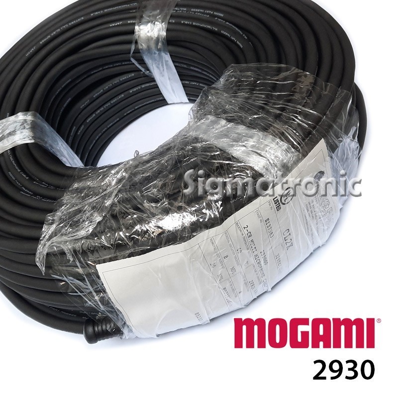 Kabel Mic Snake - Merk MOGAMI 2930 - isi 2ch - 1 Roll