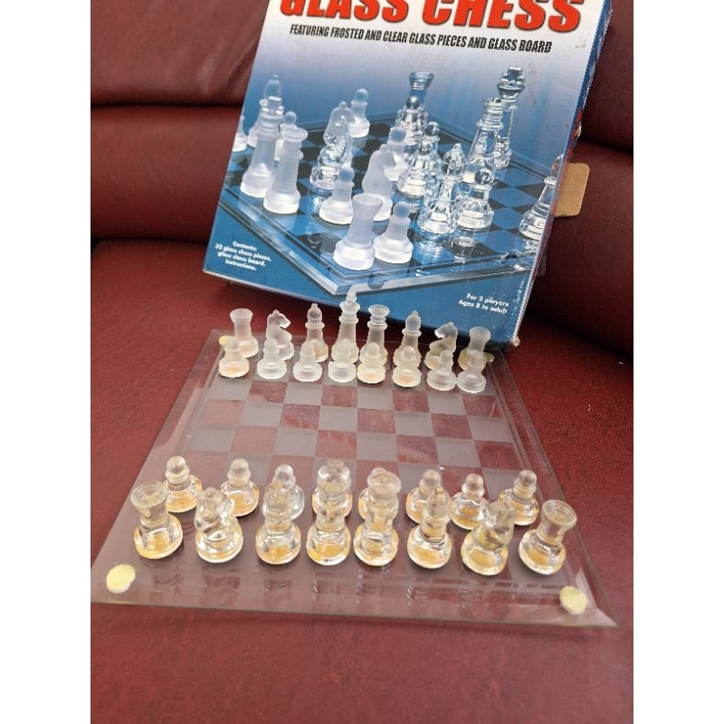 Catur kaca chess glass