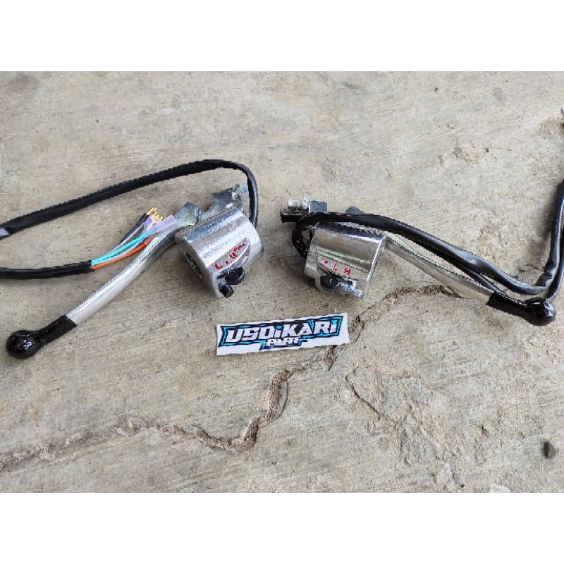 HOLDER SET KANAN KIRI HONDA CB 125 IMPORT MODEL ORI ORIGINAL TOMBOL LAMPU MOTOR CB 125 CB 100 MODEL 