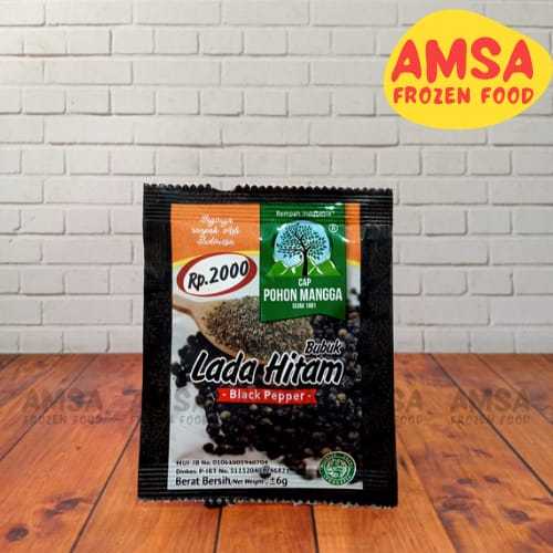 

Bubuk Lada Hitam cap pohon mangga 6GR