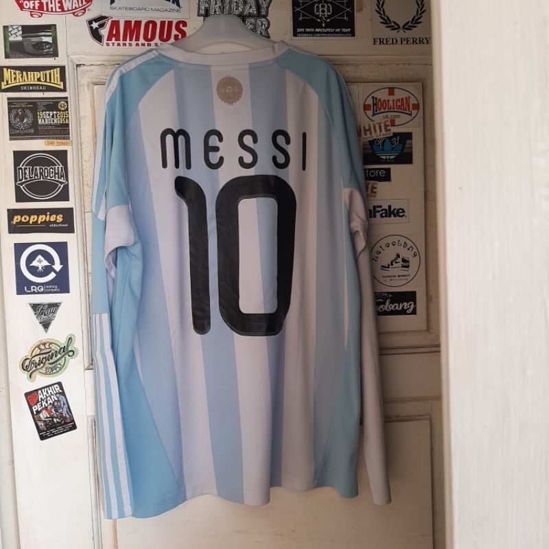 JERSEY ARGENTINA HOME PLAYER ISSUE LIONEL MESSI ADIDAS