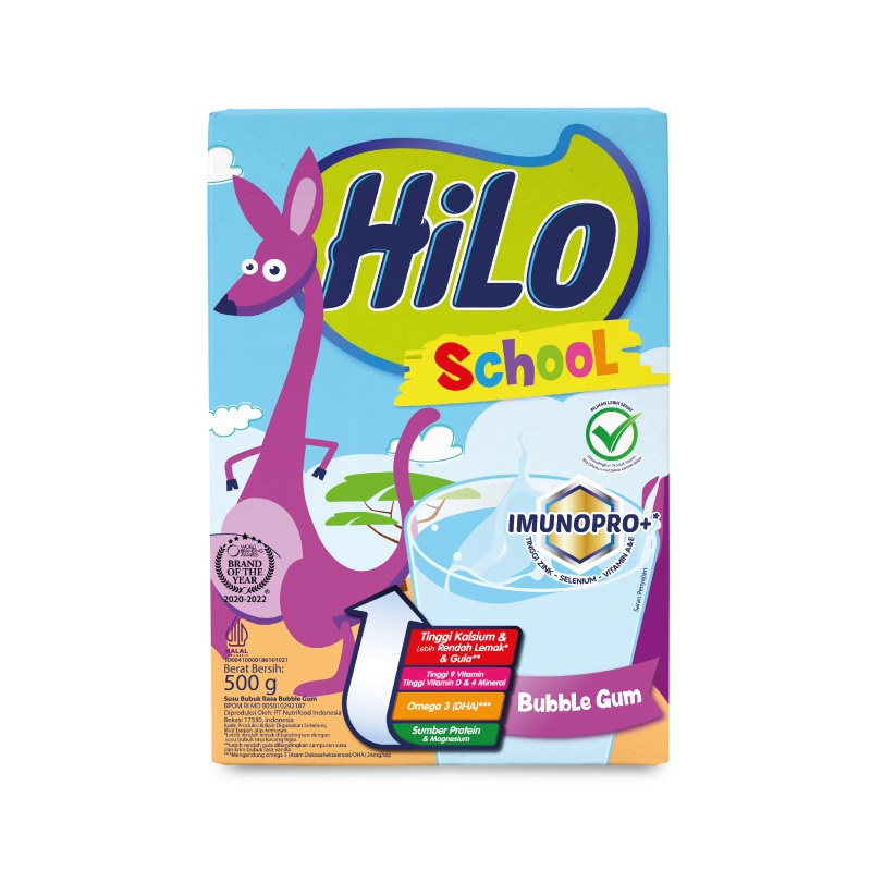 

HiLo School 500 gram - Susu Tinggi Kalsium Lebih Rendah Lemak