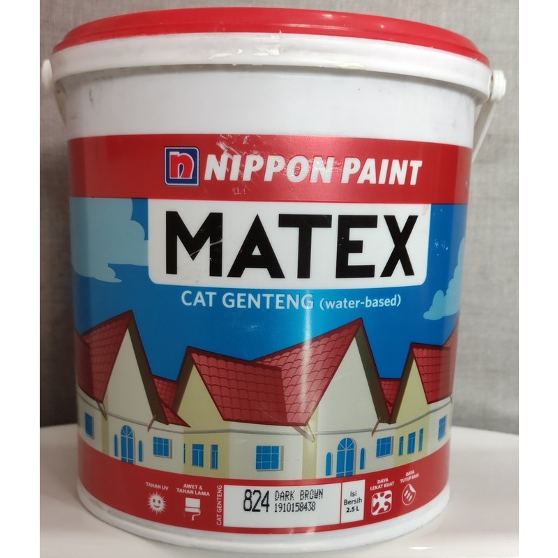 

Nippon paint CAT GENTENG MATEX NIPPON KEMASAN 2,5 LITER