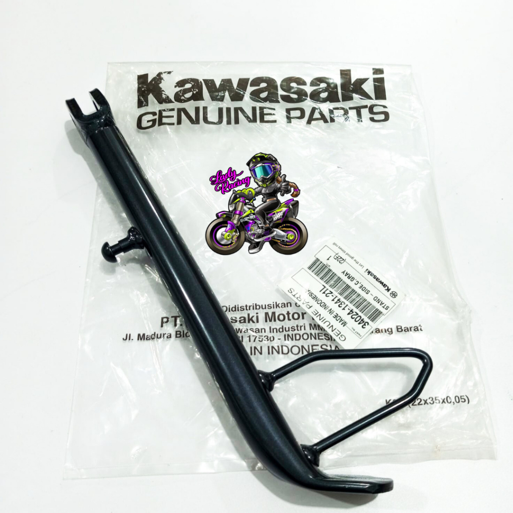 STANDAR SAMPING CAGAK SAMPING NINJA RR OLD ZX150 GRAY KAWASAKI ORIGINAL