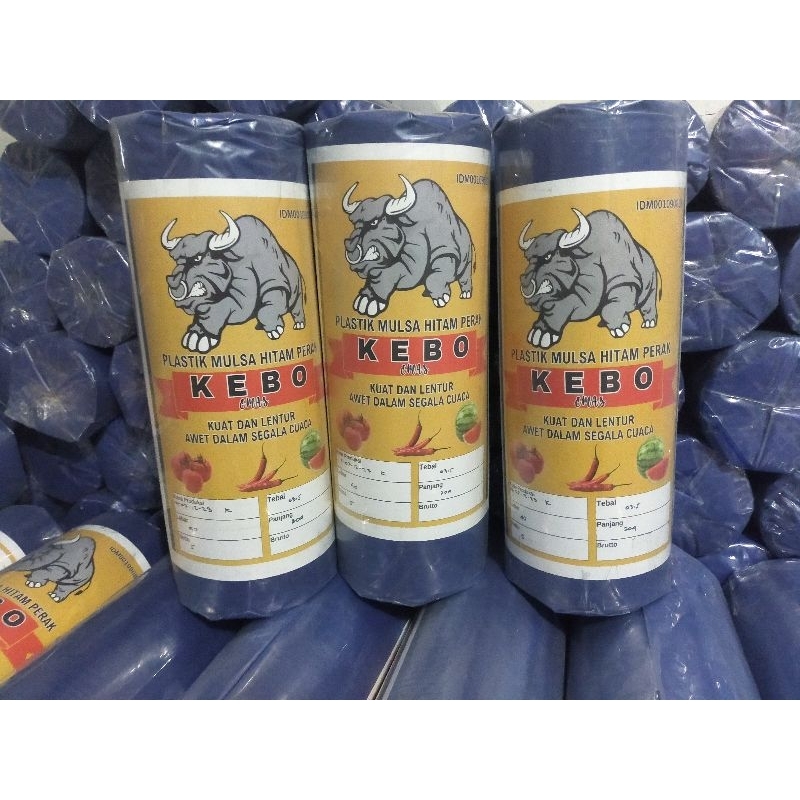 Plastik Mulsa Hitam Perak 5 Kg Promo Murah TOP QUALITY  Lebar 80 CM 100 CM 120 CM