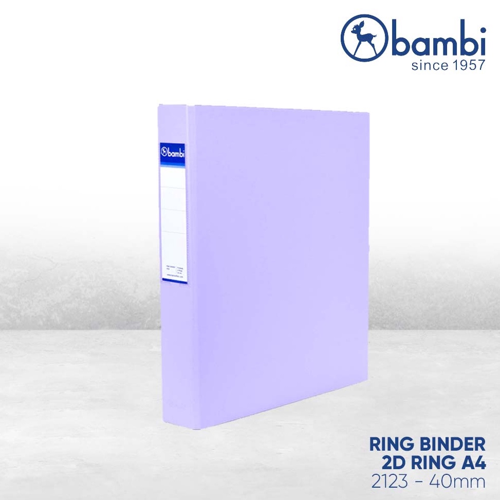 

Langsung Beliii.. Bambi Ring Binder A4 2 Ring MID SIZE 40 mm kode 2123 E9J