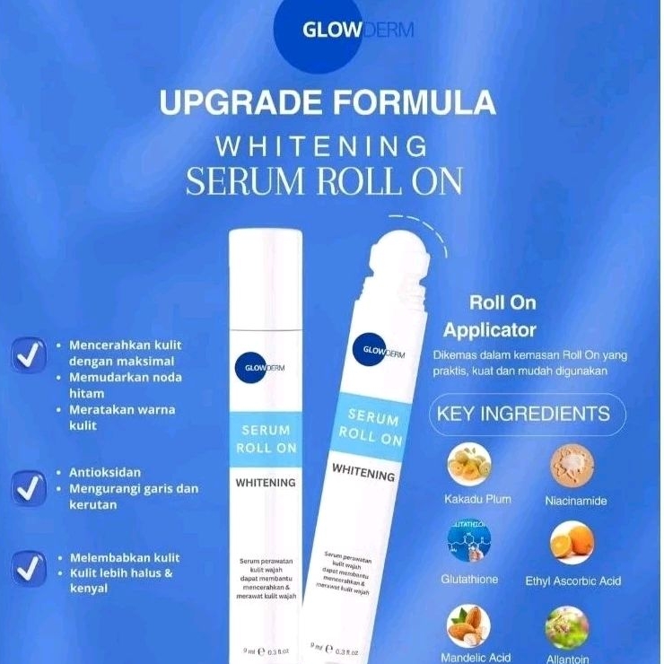 serum whitening spot roll on/acne spot roll on  BY GLOWDERM