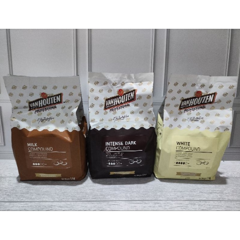

✨ VAN HOUTEN COMPOUND COIN 1 KG PACKAGING ASLI !!