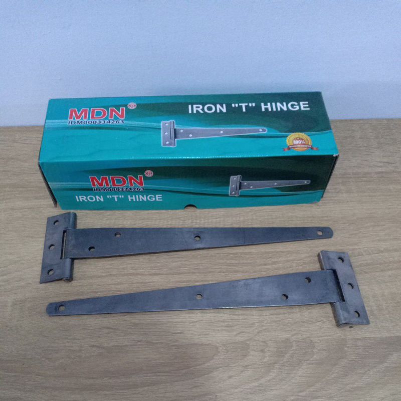 ENGSEL T 10" /ENGSEL MODEL T/ENGSEL PINTU KAYU GUDANG /GARASI