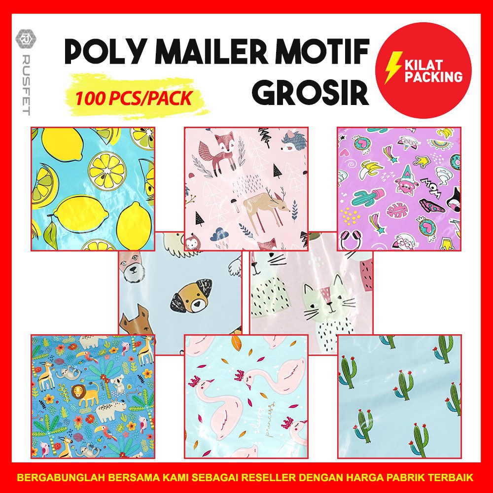 

✨BIG SALE✨ AMPLOP PLASTIK POLYMAILER RUSFET - POLIMAILER (QUALITAS DI JAMIN MEMUASKAN) MURAH PACK !