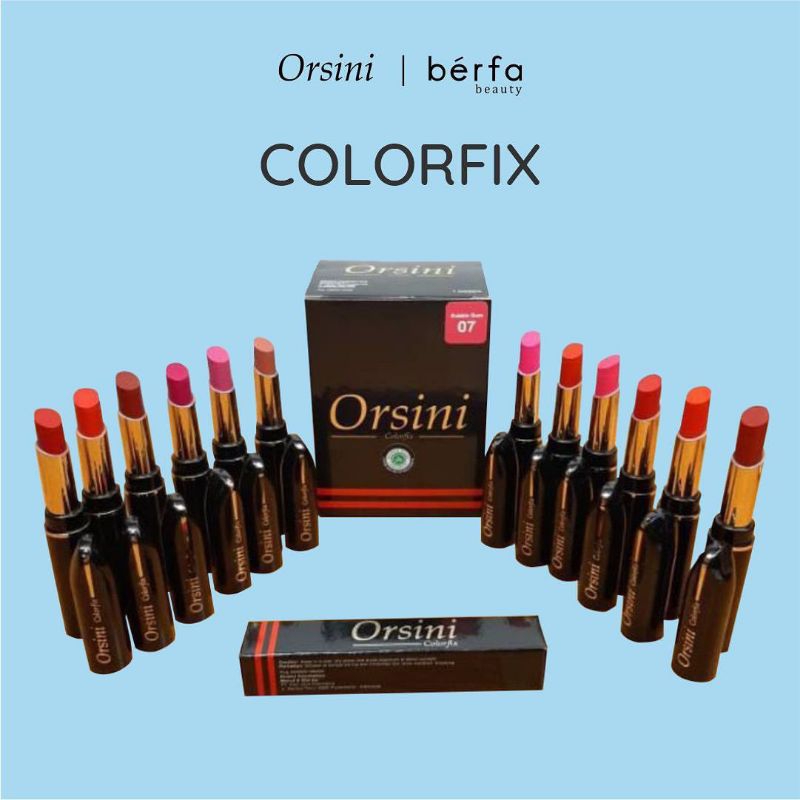 ORSINI Lipstick Matte/ LIPSTIK ORSINI MATTE bukan glossy/LIPSTIK LONG LASTING/
